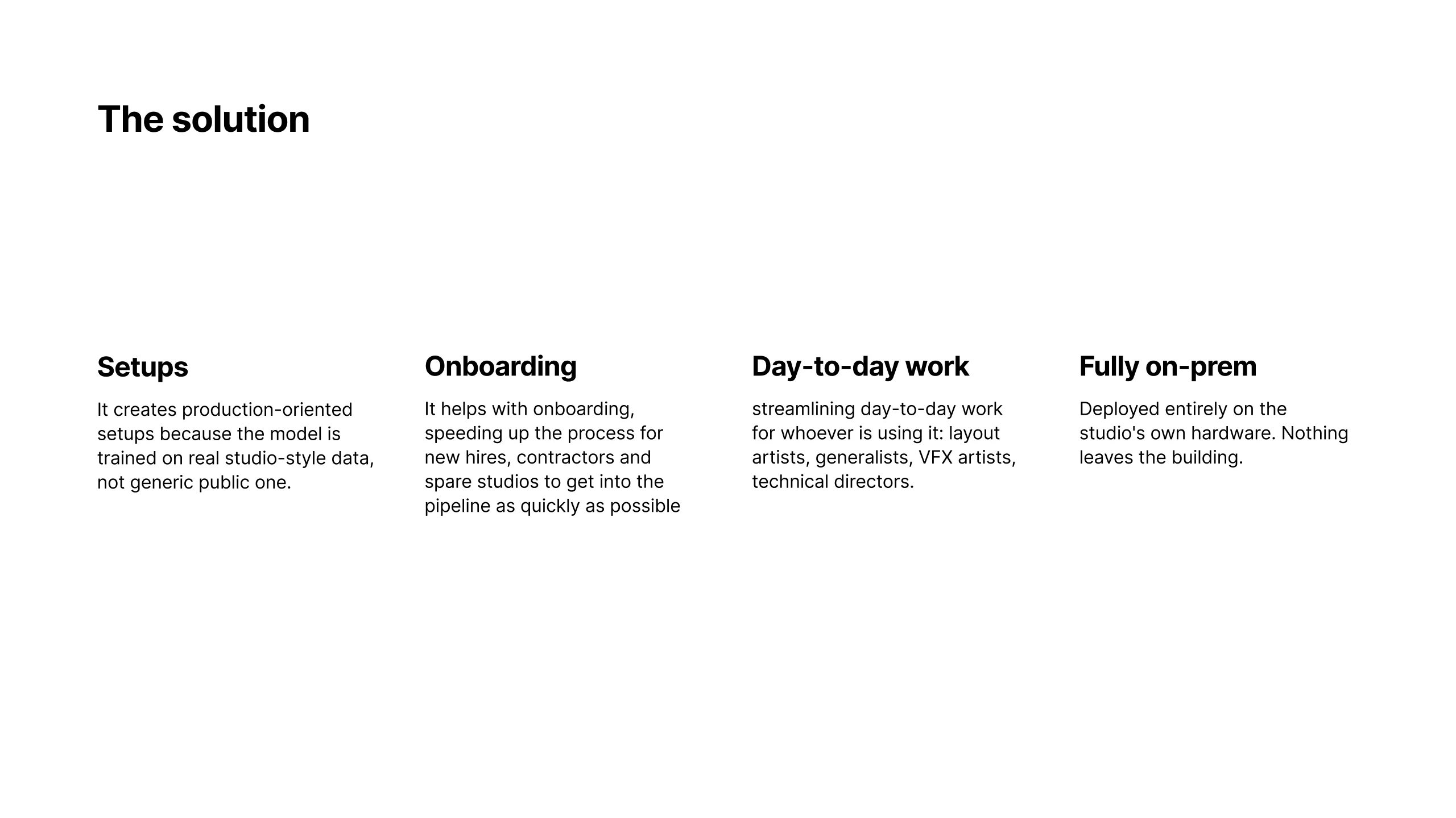 Product overview, slide 5 of 17